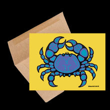 Load image into Gallery viewer, Blue Crab ~ Card