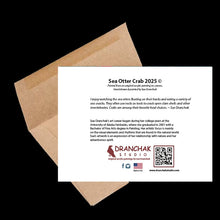 Load image into Gallery viewer, Sea Otter Crab ~ Card