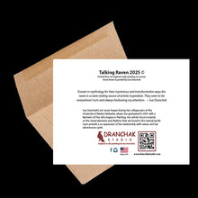 Load image into Gallery viewer, Talking raven ~ Card