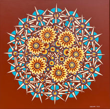 Load image into Gallery viewer, Cactus Mandala - Original 24"x24"