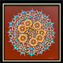 Load image into Gallery viewer, Cactus Mandala - Original 24"x24"