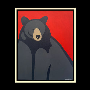 Black bear #71 - Original  16"x20"