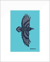 Load image into Gallery viewer, Illustration of a bird on a blue background
