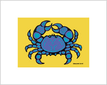 Load image into Gallery viewer, Blue Crab - Ready to frame
