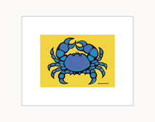 Load image into Gallery viewer, Blue Crab - Ready to frame
