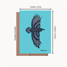 Load image into Gallery viewer, Raven in Flight - Card
