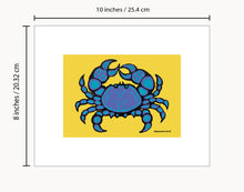 Load image into Gallery viewer, Blue Crab - Ready to frame
