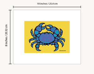 Blue Crab - Ready to frame