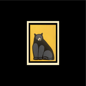 Black bear #116 - Original 5"x7"