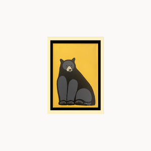 Black bear #116 - Original 5"x7"