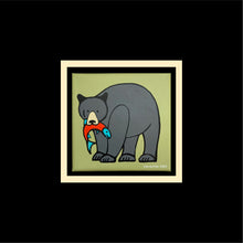 Load image into Gallery viewer, Black bear #137 - Original  6&quot;x6&quot;
