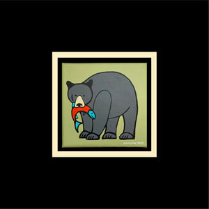 Black bear #137 - Original  6"x6"