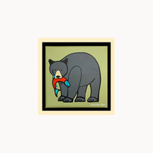 Load image into Gallery viewer, Black bear #137 - Original  6&quot;x6&quot;
