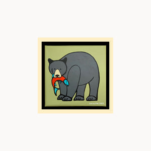 Black bear #137 - Original  6"x6"