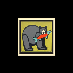 Black Bear 249 - Original 6"x6"