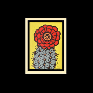 Cactus Flower 102 - Original 5"x7"