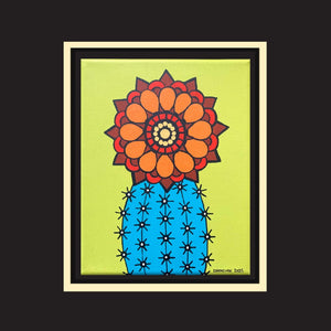 Cactus flower 126 - -Original 8"x10"