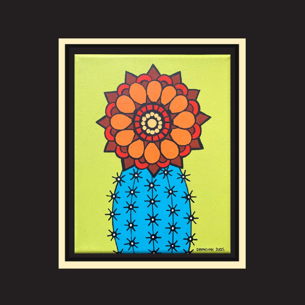 Cactus flower 126 - -Original 8