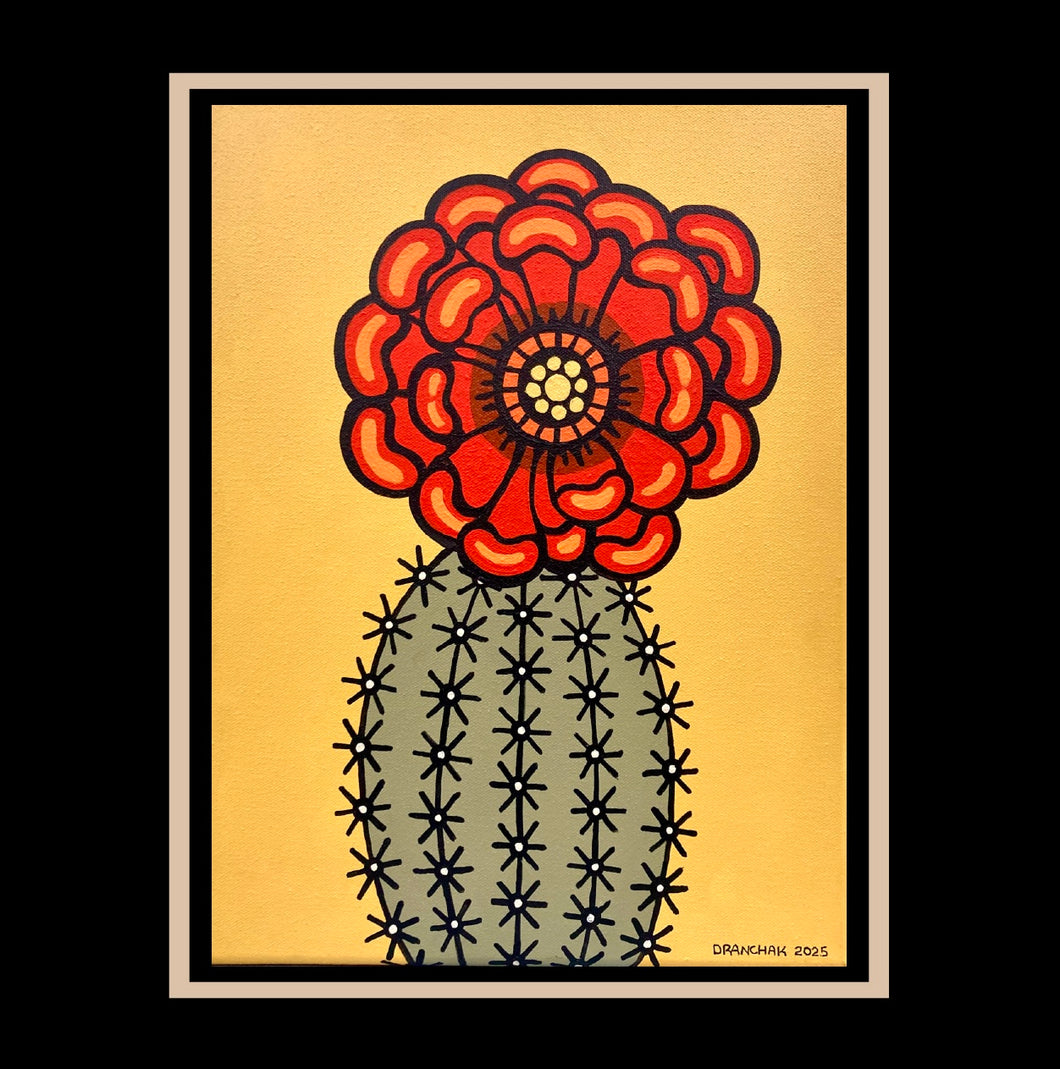 Cactus Flower 132 - Original 12