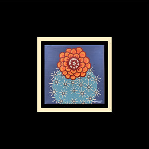 Cactus flower #21 - Original 6"x6"