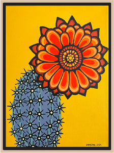 Cactus Flower 44 - Original  12"x16"