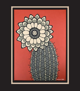 Cactus Flower #45 - Original  12"x16"