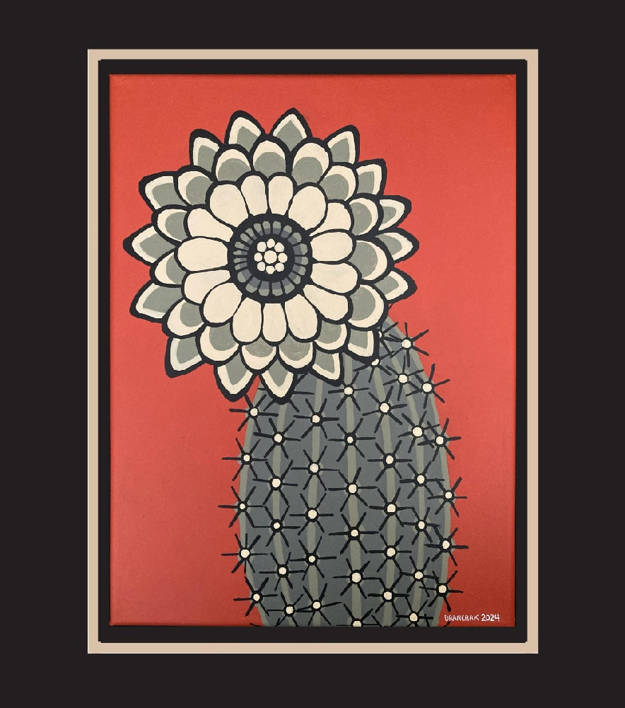 Cactus Flower #45 - Original  12