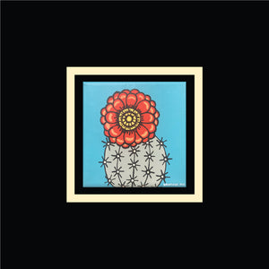 Cactus Flower #54 - Original  6"x6"