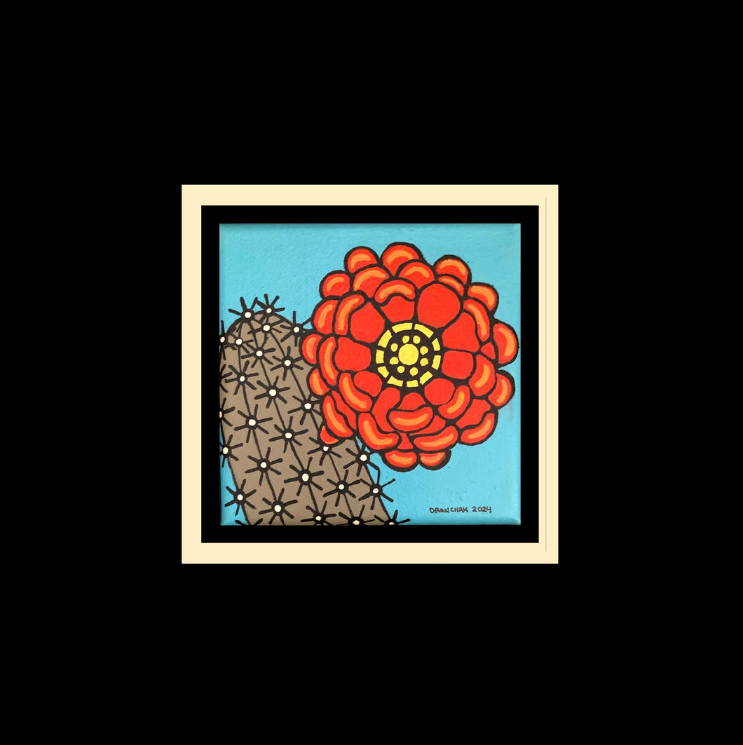 Cactus Flower #56 - Original  6