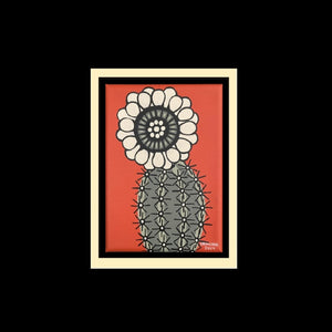 Cactus Flower 90 - Original 5"x7"