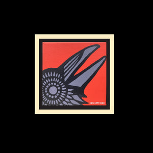 Raven 123 - Original 6"x6"