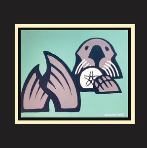 Sea Otter 17 - Original 8"x10"
