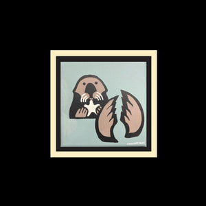 Sea Otter 27 - Original 6"x6"