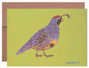 Gambel's Quail ~ Card - Dranchak Studio