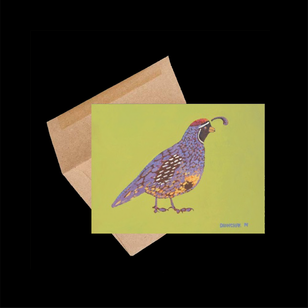 Gambel's Quail ~ Card